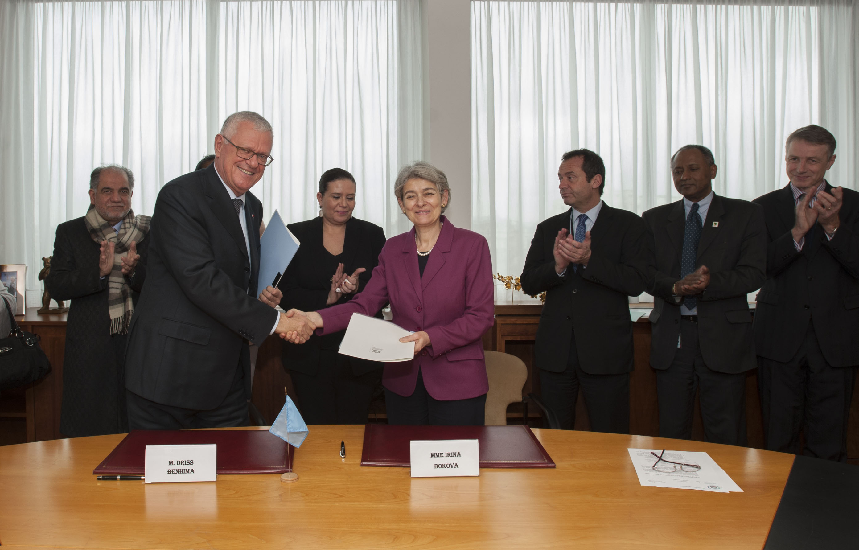 Signature d'accord entre RAM et UNESCO