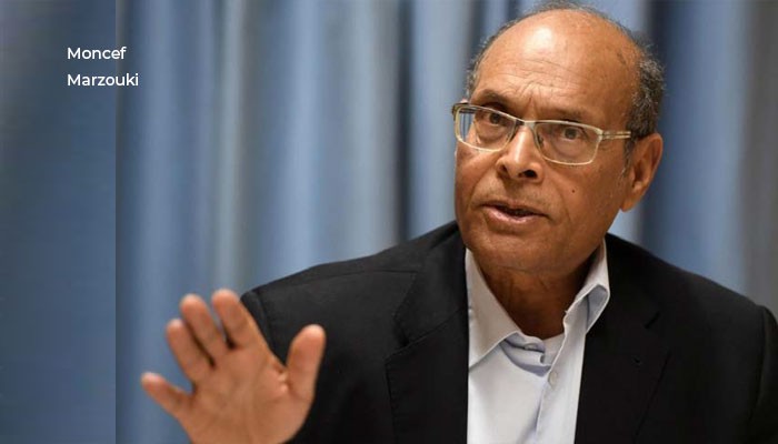 Photo of Former Tunisian President Moncef Marzouki fires red bullets at Said and Debon
